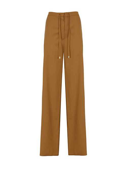 Pantalone a coulisse Berard in lana Nocciola MAX MARA STUDIO | 2526136051600026